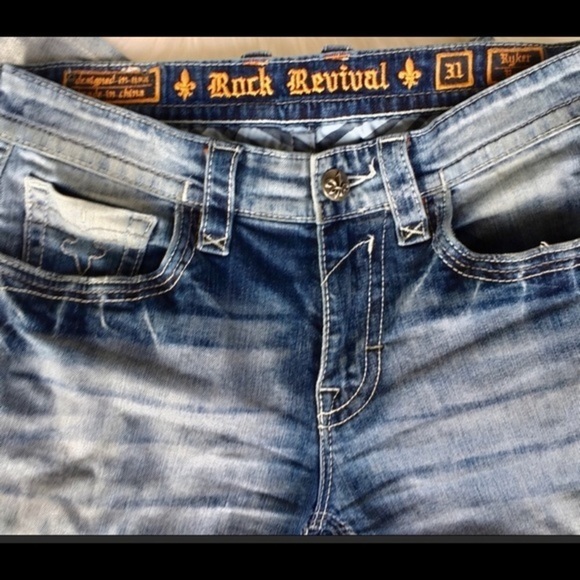 Rock Revival Ryker Men’s Jeans Size 31 - Picture 4 of 9